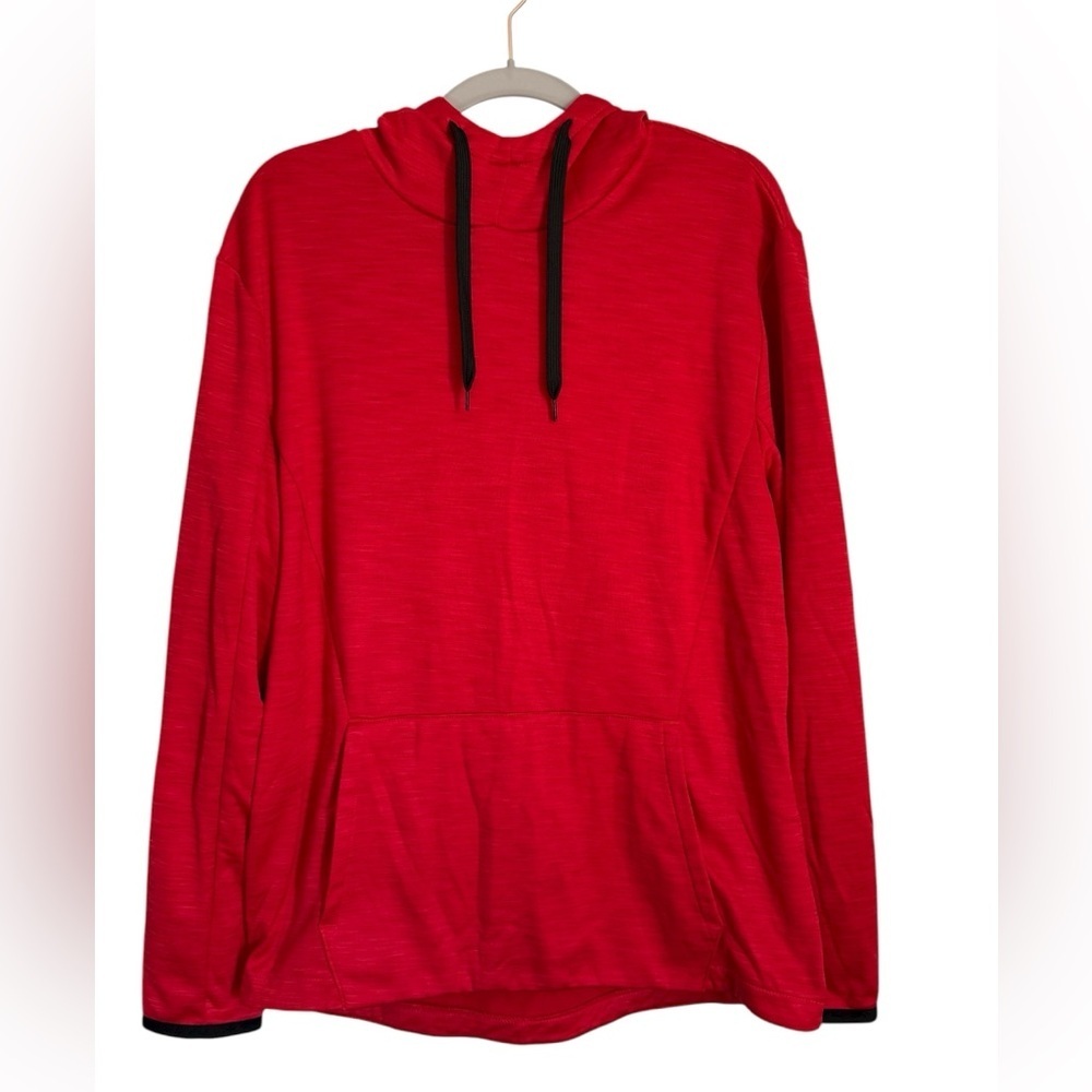 Tek Gear Vibrant Red Pullover with Black Details